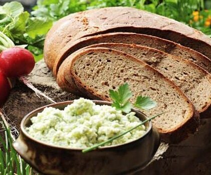 Glocknerbrot und Topfen